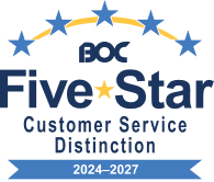 5 Star Customer Service Distinction